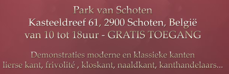 Internationaal Kantklosfestival 6de editie 2026